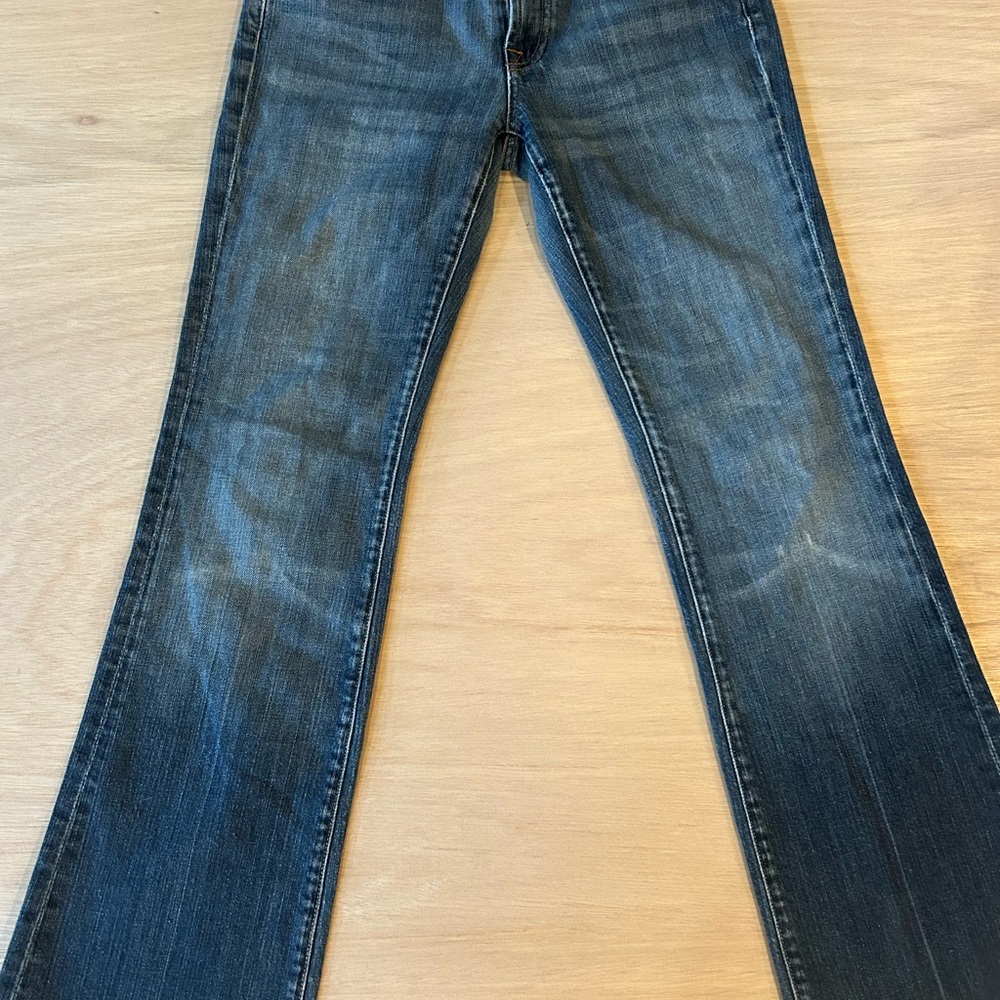 7 For All Mankind Women's Dark Blue Flare Jeans 2018